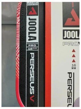 Joola Ben Johns Perseus Pro V 16mm Pickleball Paddle Red Free Shipping